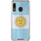 Argentina Flag Distressed Galaxy A30 Clear Case