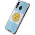 Argentina Flag Distressed Galaxy A30 Clear Case