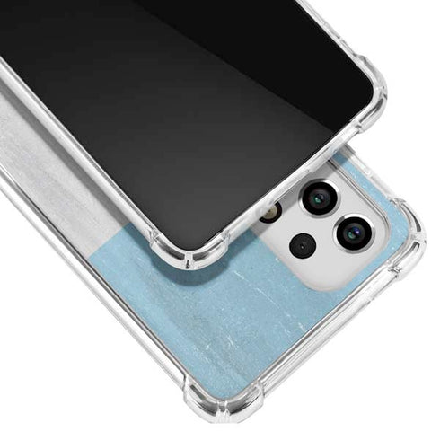 Argentina Flag Distressed Galaxy A53 5G Clear Case