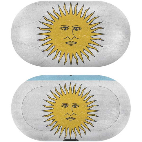 Argentina Flag Distressed Galaxy Buds Skin