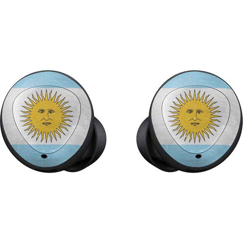 Argentina Flag Distressed Galaxy Buds Skin