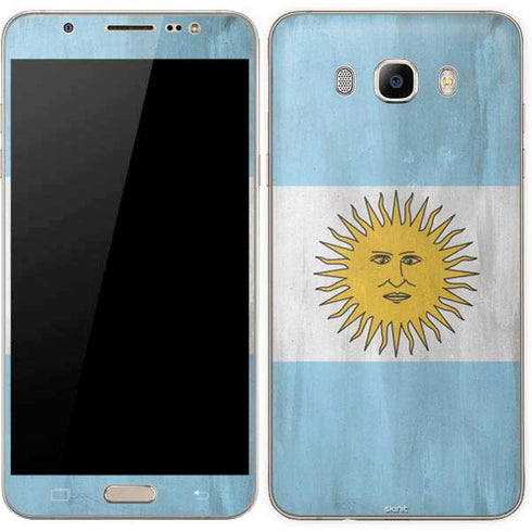 Argentina Flag Distressed Galaxy J7 Skin