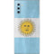 Argentina Flag Distressed Galaxy Note 10 Skin