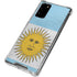 Argentina Flag Distressed Galaxy Note20 5G Clear Case