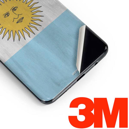 Argentina Flag Distressed Galaxy S10 Plus Skin