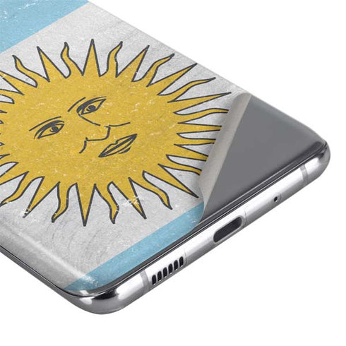Argentina Flag Distressed Galaxy S20 Ultra 5G Skin