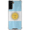 Argentina Flag Distressed Galaxy S21 FE Clear Case