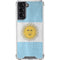 Argentina Flag Distressed Galaxy S22 Clear Case