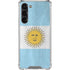 Argentina Flag Distressed Galaxy S23 Plus Clear Case