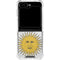 Argentina Flag Distressed Galaxy Z Flip5 5G Clear Case
