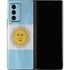 Argentina Flag Distressed Galaxy Z Fold2 5G Skin