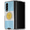Argentina Flag Distressed Galaxy Z Fold4 5G Clear Case