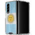 Argentina Flag Distressed Galaxy Z Fold4 5G Clear Case