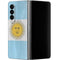 Argentina Flag Distressed Galaxy Z Fold4 5G Skin