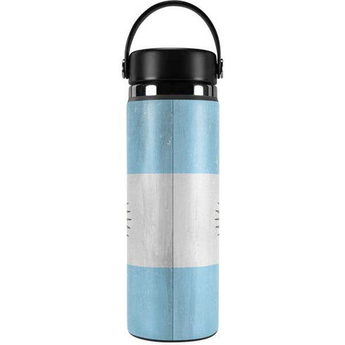 Argentina Flag Distressed Hydro Flask 20oz Wide Mouth Skin