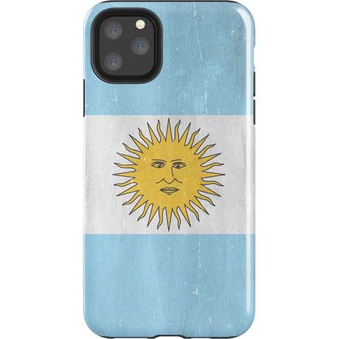 Argentina Flag Distressed iPhone 11 Pro Max Impact Case