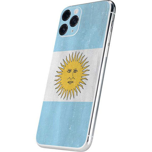 Argentina Flag Distressed iPhone 11 Pro Skin
