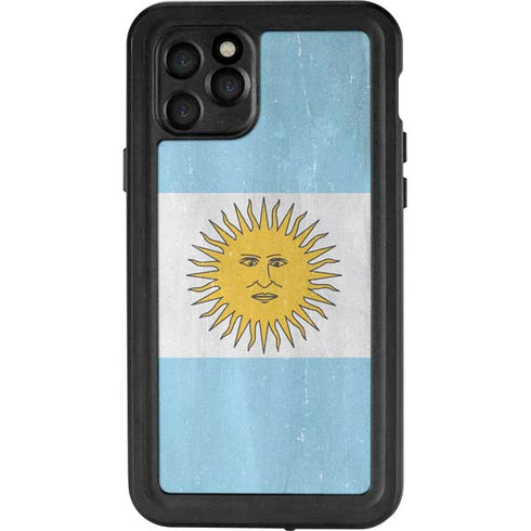 Argentina Flag Distressed iPhone 11 Pro Waterproof Case