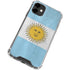 Argentina Flag Distressed iPhone 12 Clear Case