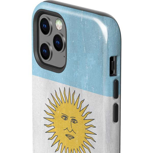 Argentina Flag Distressed iPhone 12 Pro Impact Case