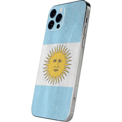 Argentina Flag Distressed iPhone 12 Pro Max Skin
