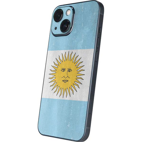 Argentina Flag Distressed iPhone 13 Mini Skin