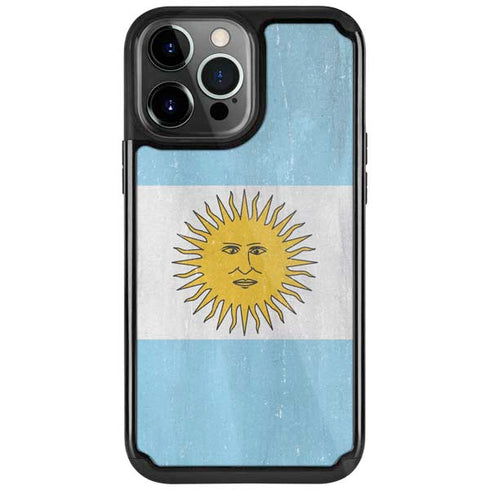 Argentina Flag Distressed iPhone 13 Pro Cargo Case