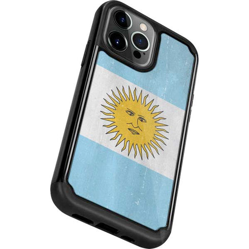 Argentina Flag Distressed iPhone 13 Pro Cargo Case