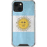 Argentina Flag Distressed iPhone 14 Plus Clear Case