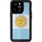 Argentina Flag Distressed iPhone 14 Pro Waterproof Case