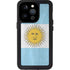 Argentina Flag Distressed iPhone 14 Pro Waterproof Case