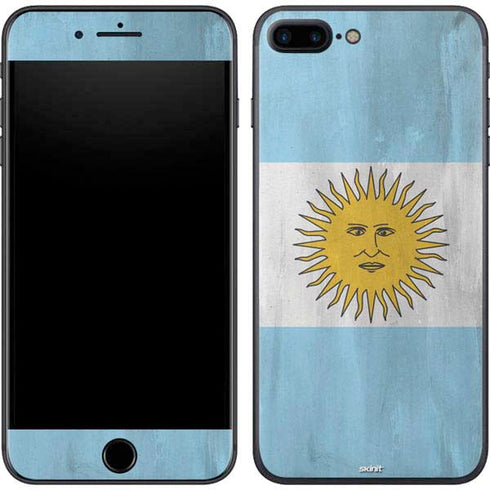 Argentina Flag Distressed iPhone 7 Plus Skin