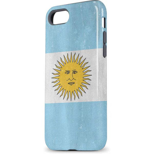 Argentina Flag Distressed iPhone 8 Pro Case
