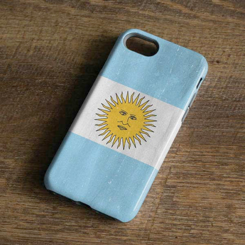 Argentina Flag Distressed iPhone 8 Pro Case