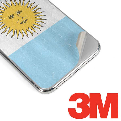Argentina Flag Distressed iPhone XR Skin