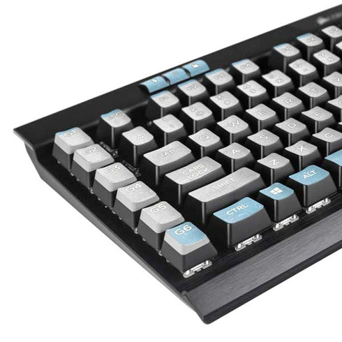Argentina Flag Distressed K95 RGB PLATINUM Mechanical Gaming Keyboard Skin