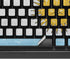 Argentina Flag Distressed K95 RGB PLATINUM Mechanical Gaming Keyboard Skin