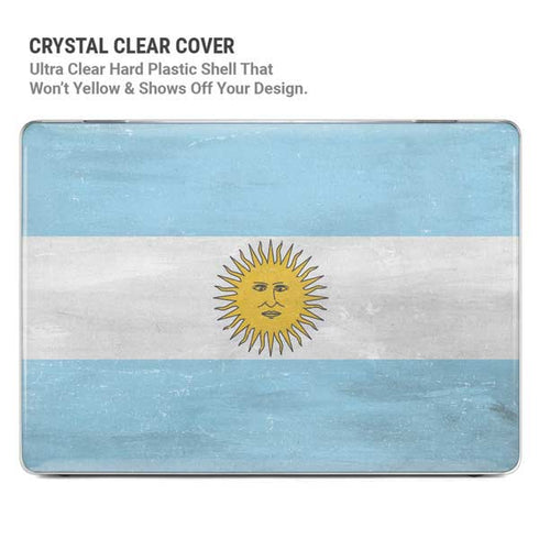 Argentina Flag Distressed MacBook Air 15in (2023-2025) Case plus Skin