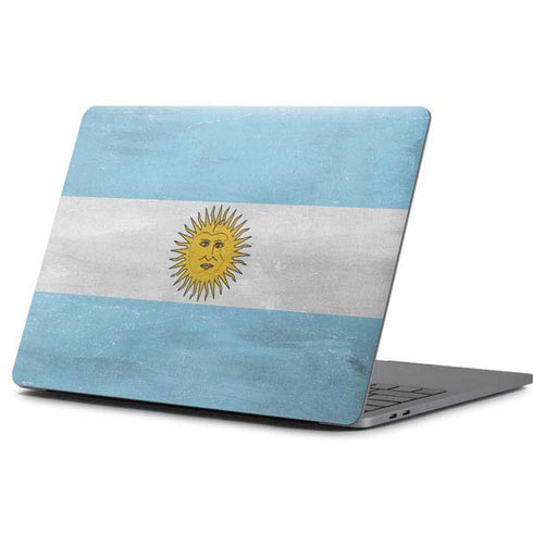 Argentina Flag Distressed Apple MacBook Pro 13-inch Skin