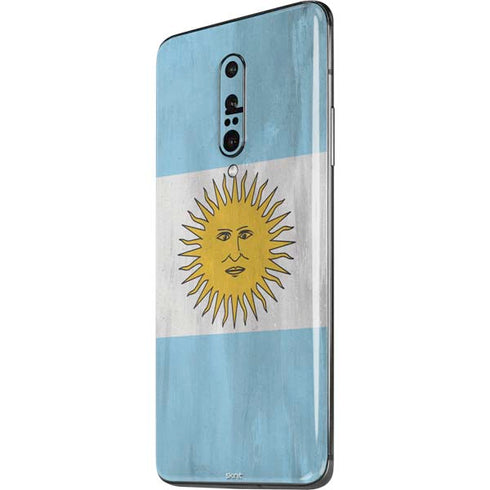 Argentina Flag Distressed OnePlus 7 Pro Skin