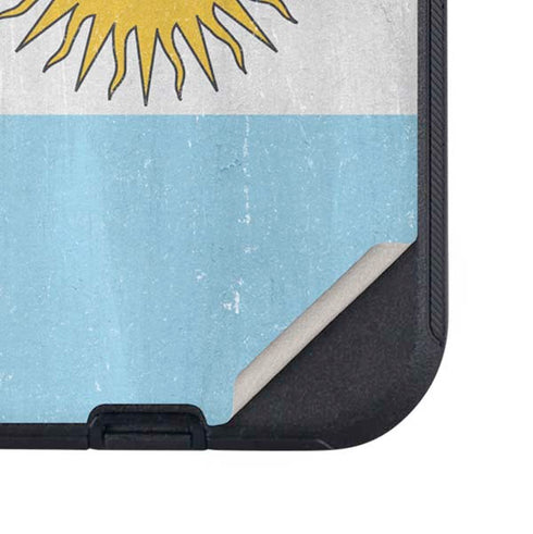 Argentina Flag Distressed Otterbox Defender iPhone Skin