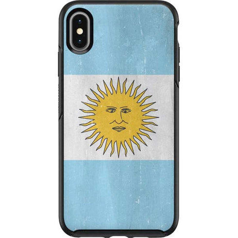 Argentina Flag Distressed Otterbox Symmetry iPhone Skin