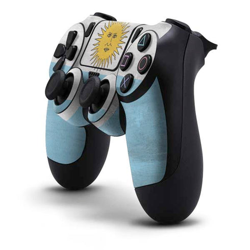 Argentina Flag Distressed PS4 Controller Skin