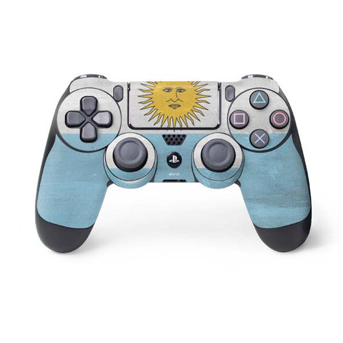 Argentina Flag Distressed PS4 Controller Skin