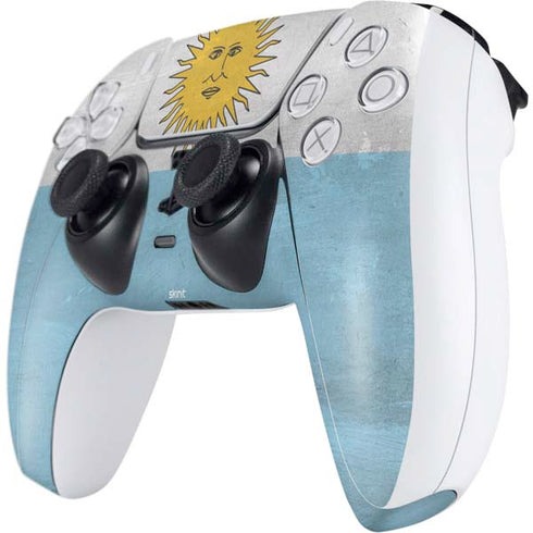 Argentina Flag Distressed PS5 Controller Skin