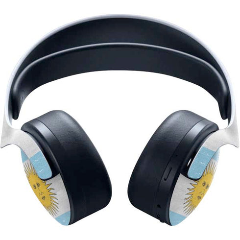 Argentina Flag Distressed PULSE 3D Wireless Headset for PS5 Skin