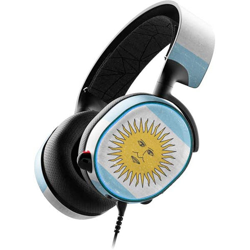 Argentina Flag Distressed SteelSeries Arctis 3 Skin