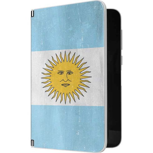 Argentina Flag Distressed Surface Duo Skin