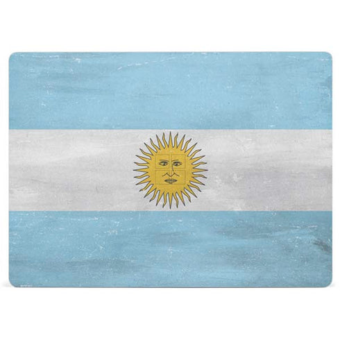 Argentina Flag Distressed Surface Laptop 3 13.5in Skin