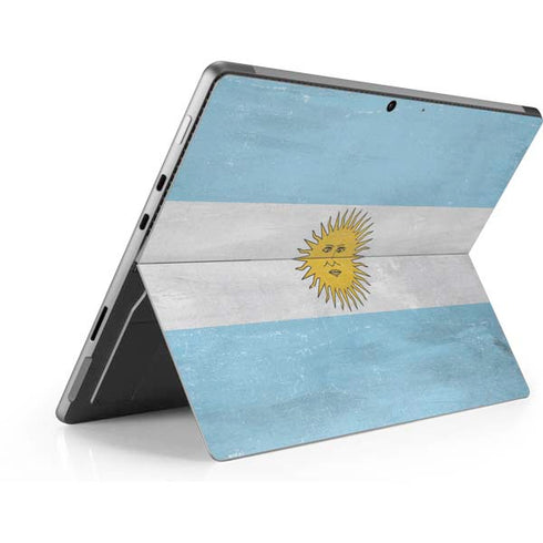 Argentina Flag Distressed Surface Pro 8 Skin